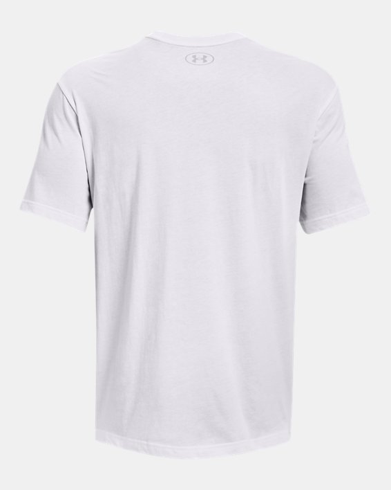 Men's UA Hoops Finish Line T-Shirt, White, pdpMainDesktop image number 5